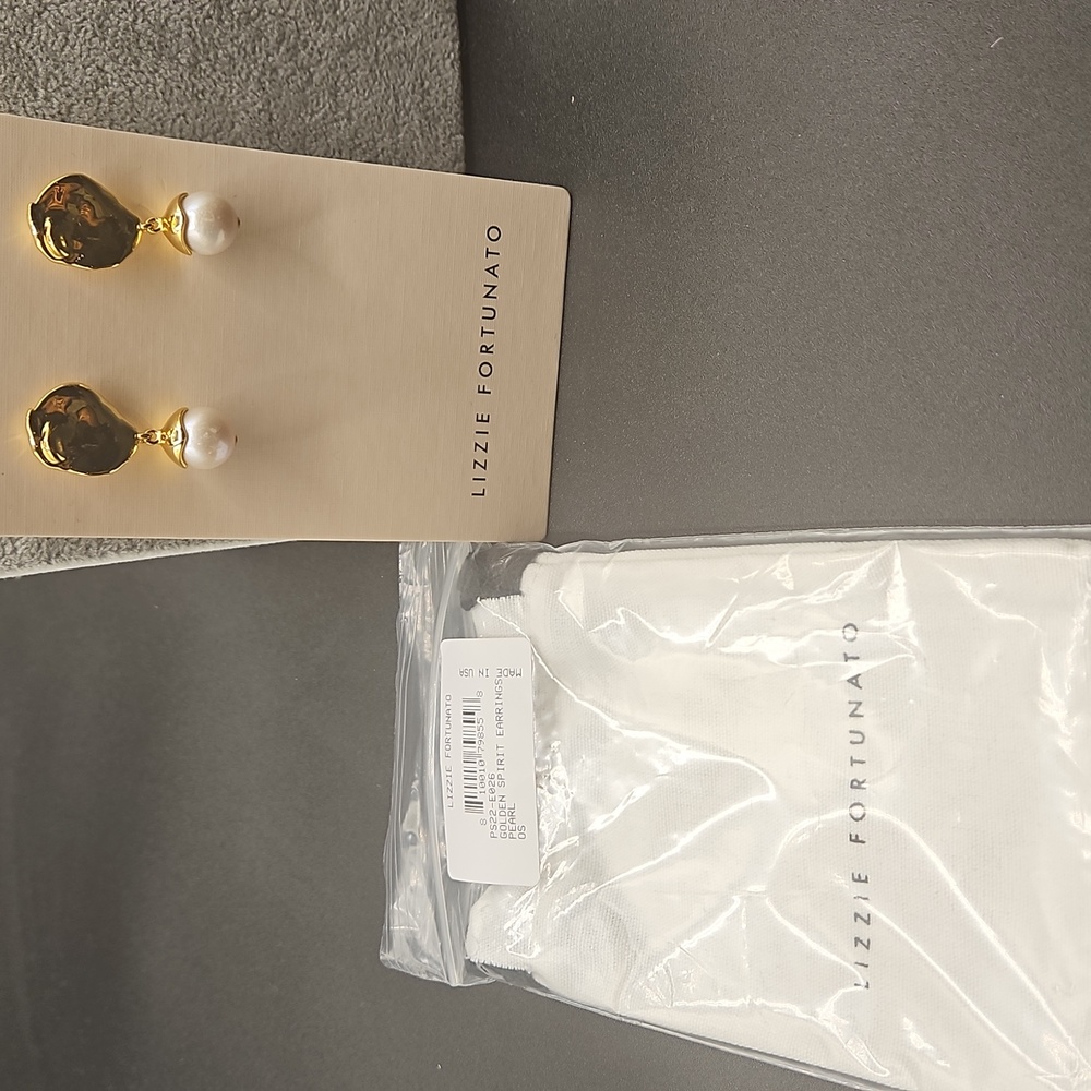 Lizzie Fortunato Coin Reflection Earrings In Gold - Picture 2 of 6